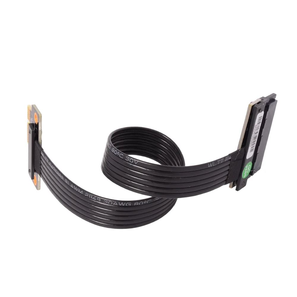 ADT-Link PCI Express 4.0 x1 para U.2 SSD (SFF-8639) Cabo de extensão Gen4 U.2 SFF 8639 SSD para PCIe x1 Slot Riser Adaptador