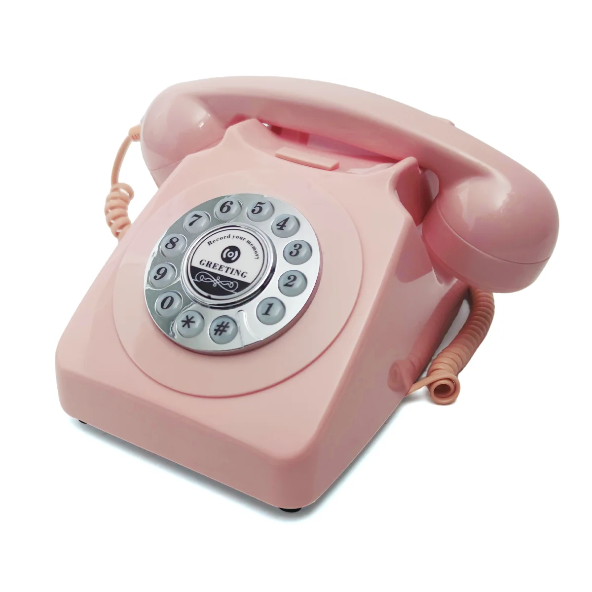 Audioboek Gastenboek Telefoon Spraakgastenboek Bruiloft Klassieke Stijl Retro Telefoon voor Bruiloft Pensioen Afstuderen Verjaardag Feest