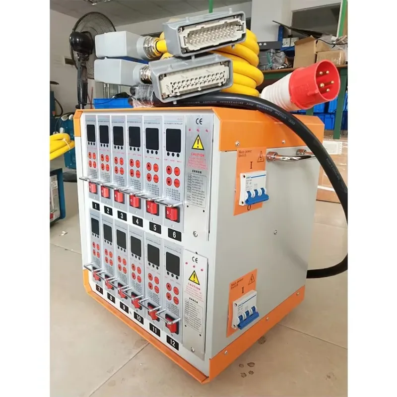 Controlador de temperatura de canal caliente de molde de 12 zonas para molde de plástico