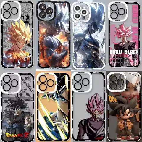 Casing For Xiaomi 11T Pro 11 Lite 5G POCO F5 X5 M4 X4 X6 PRO X3 NFC X4 GT M3 D-Dragon Balls Clear Soft Silicone TPU Case