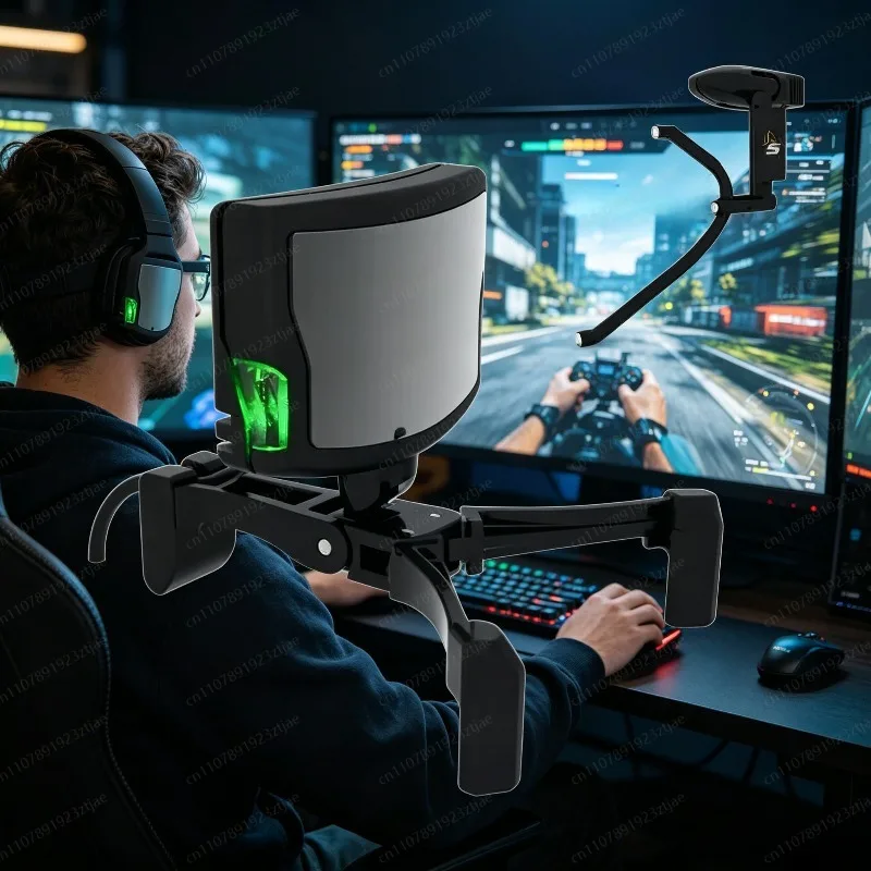 6 DOF IR5 Head Tracking System, NP5 Head Aiming for Flight Sim & Race Car, PC Gaming Sensor for DCS ETS2 Assetto