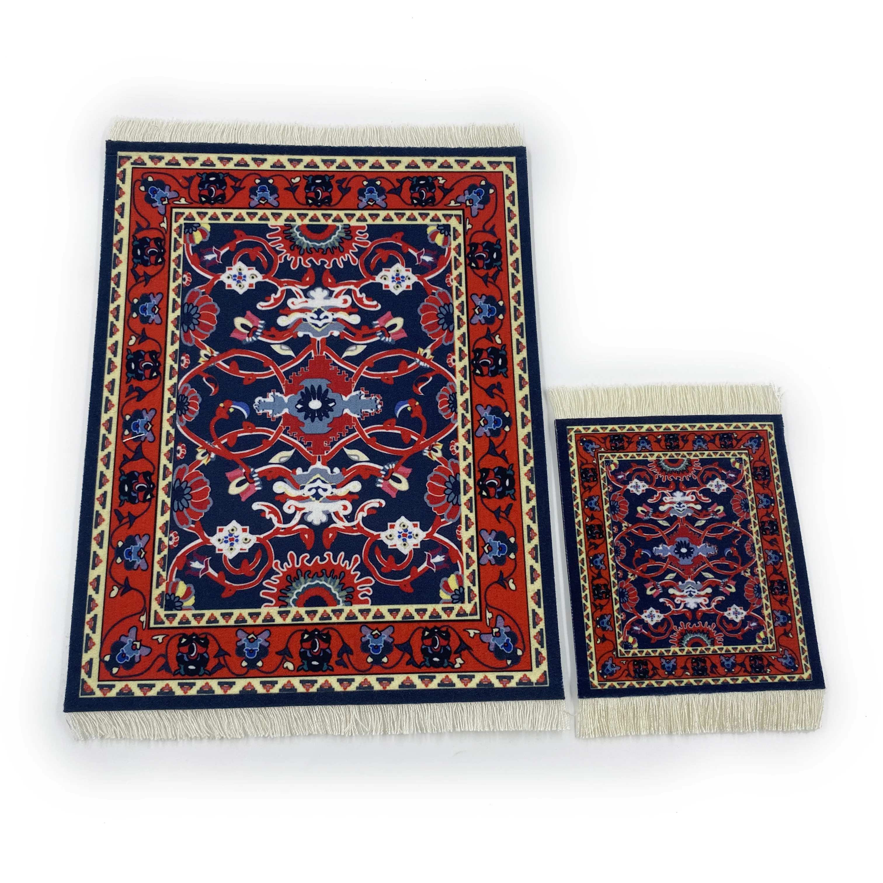 

Одна большая и одна маленькая подкладка для мыши, офисная подкладка для мыши, подставка для стола, в персидском стиле, подарочная подкладка для мыши на Рамадан 27*18 см, подставка 13*9 см, квадратная форма