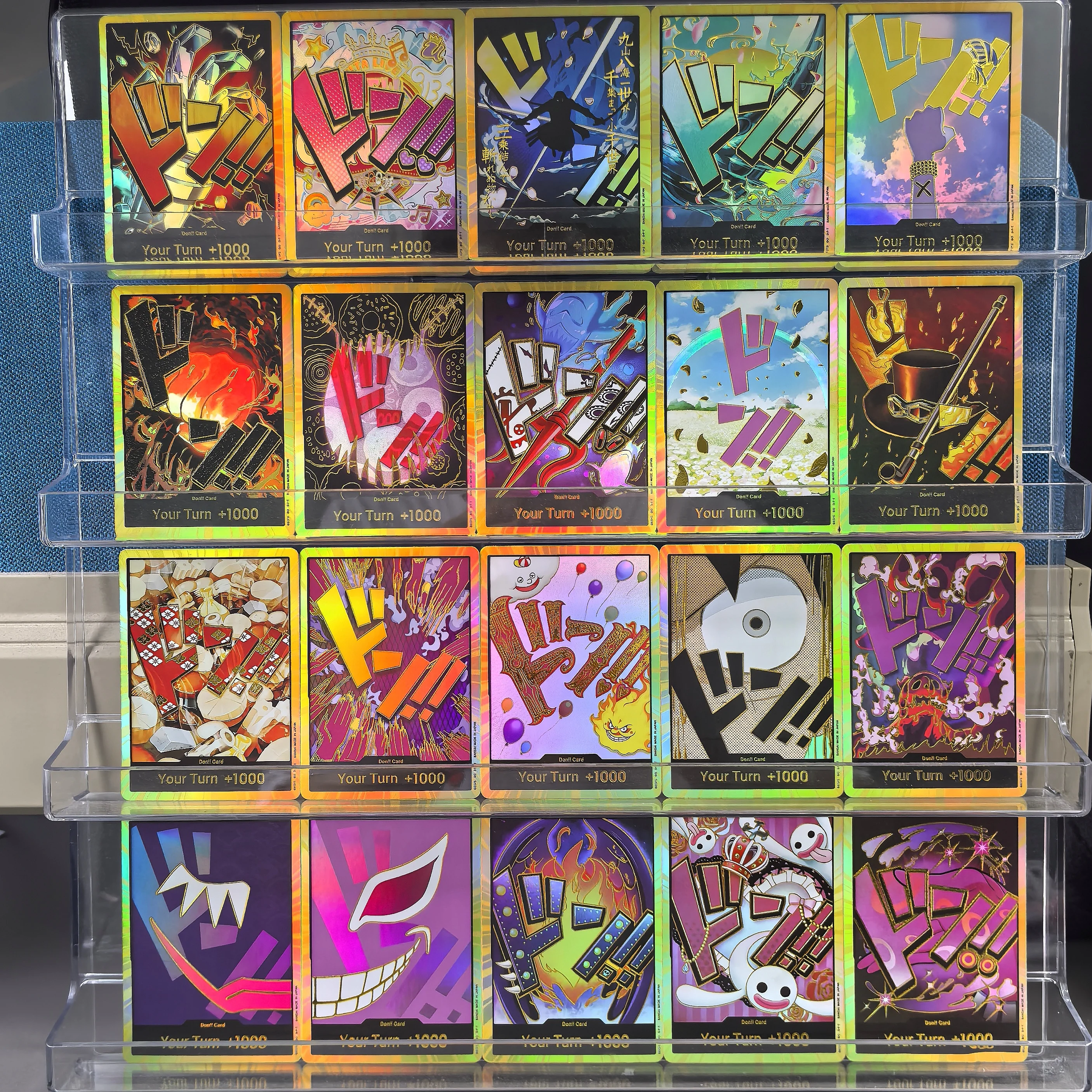 30枚入り-ワンピース-英語文字入りコレクションカード-donカード-あなたのターン-1000-ロロノア・ゾロ-モンキー・d・ルフィ-ゲームアニメカード-ギフト