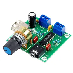 Mini carte amplificateur de puissance, HiFi, deux canaux, alimentation USB, Audio, 5W + 5W, PM, CM2038, 5V