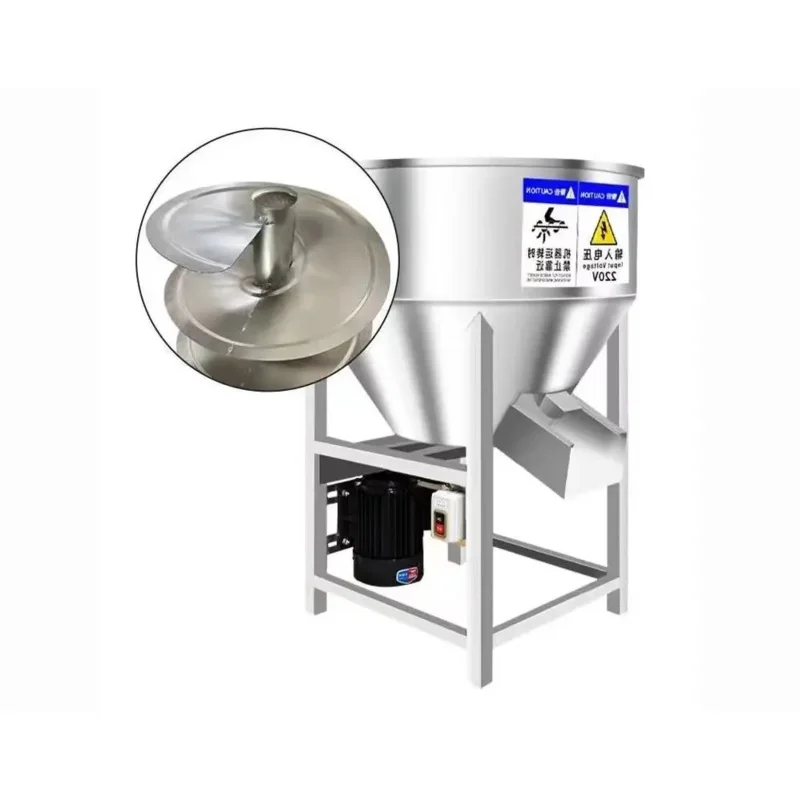 

Thickened Stainless Steel Feed , Small Household Plastic Pellet Mixer For Livestock Farms And Seeds.