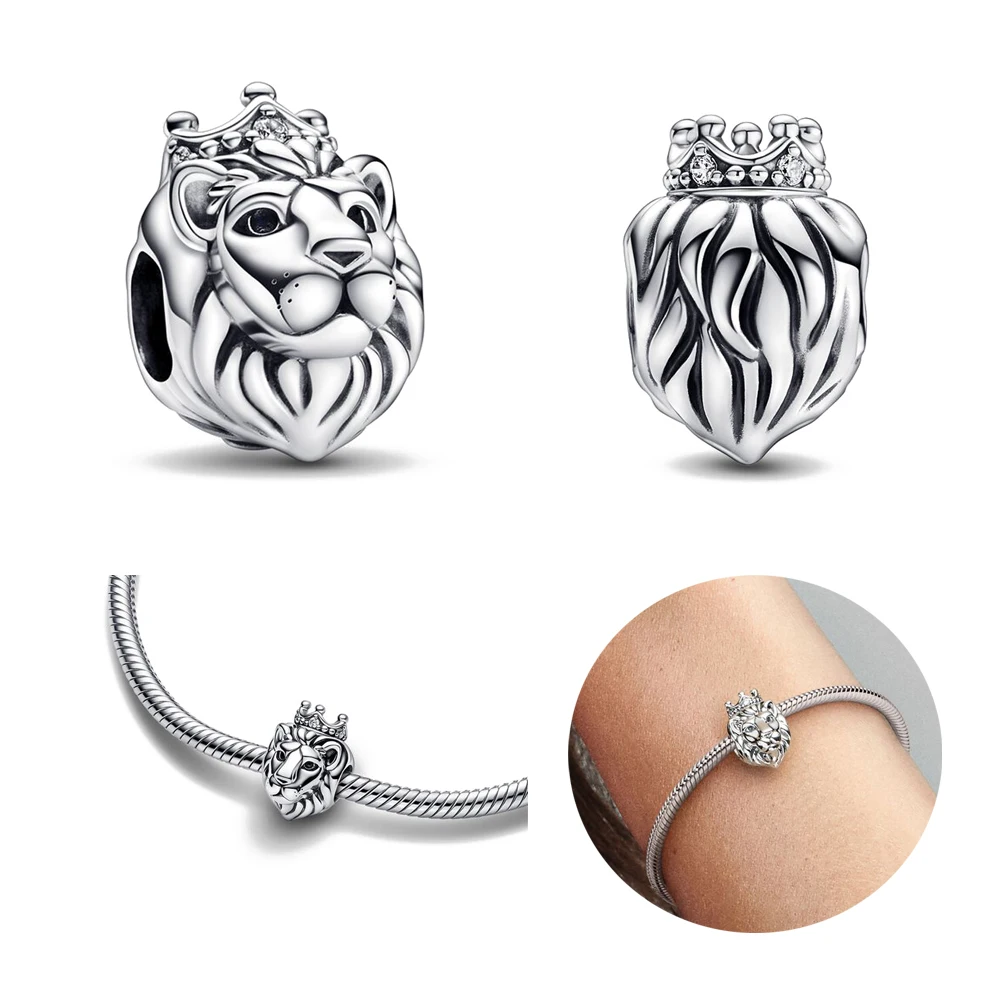 New 925 Sterling Silver Panda Eagle turtle worm birdi Pendant Charm Bead fit Original  Bracelet Trinket DIY Women Jewelry