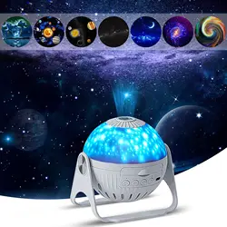 LED Galaxy Projector 13 in 1 proiettore planetario luce notturna Star proiettore lampada per bambini Baby Room Decor plafoniere notturne