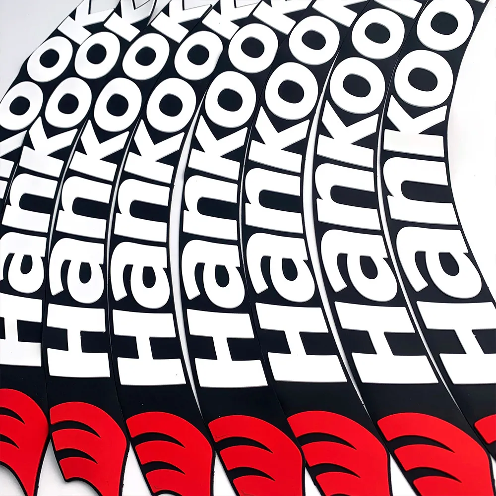 Hankook العالمي 3D السيارات للماء الإطارات ملصق سيارة عجلة المطاط الملتصقة حروف الشارات الملحقات #3