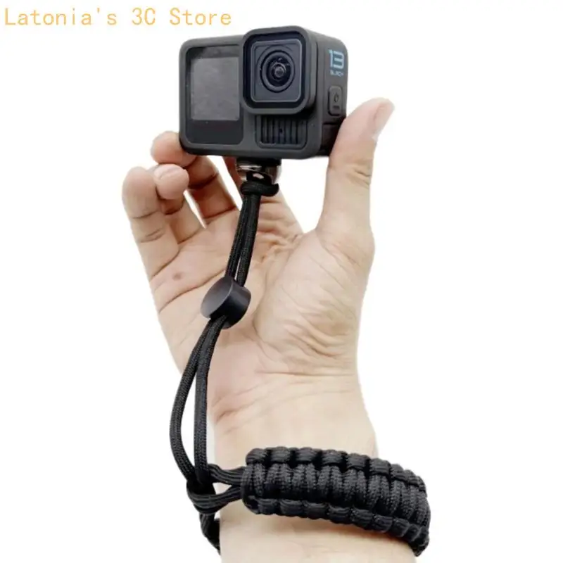 Rutschfeste Handschlaufe für Sportkameras und Gimbals mit 1/4-Zoll-Schraubbefestigung erhöht die Sicherheit – Detail 2