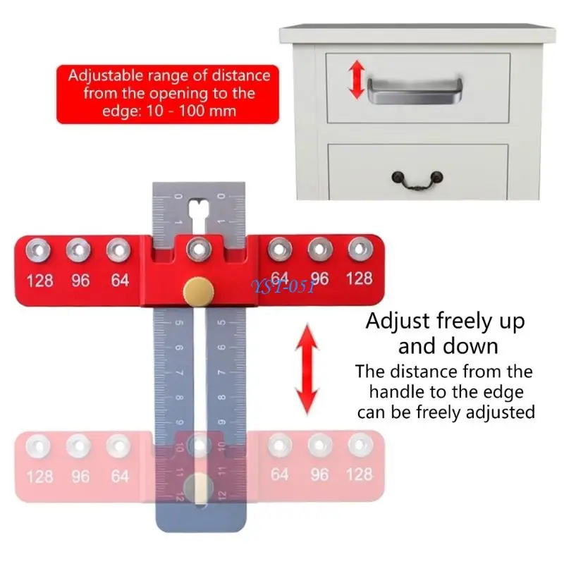 E15A Cabinet Door Mounting Jig with Support Arm Clamp Tool for Installing Cabinet