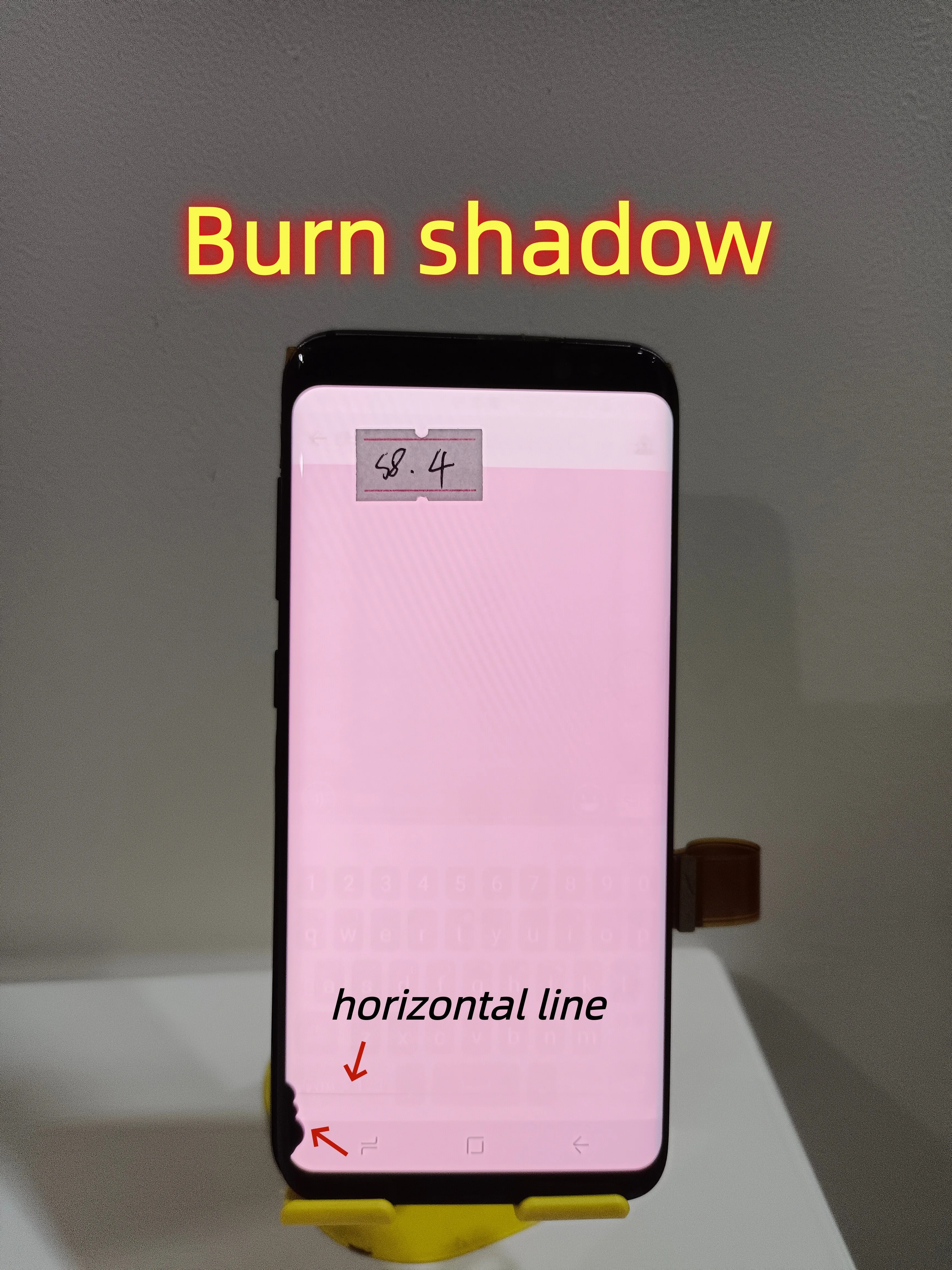 Original 5.8 Inches AMOLED For Samsung Galaxy S8 G950 G950F G950U G950A LCD Display Touch Screen Digitizer Burn Shadow Point