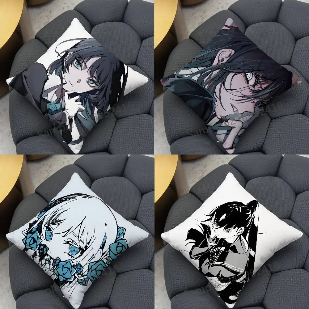 A-Ado Love me forever Pillow Case Cover Square for Decorative Cushion Bed Couch Sofa Classic Style Machine Washable