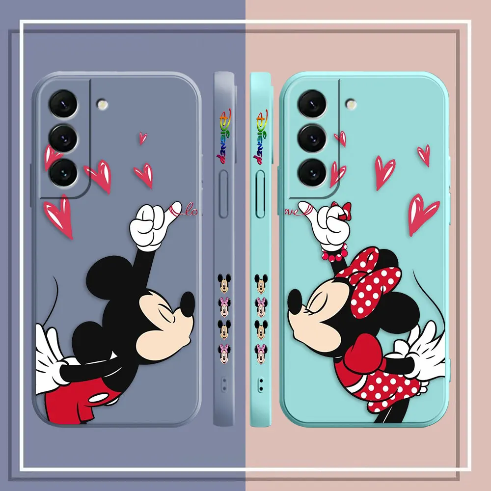 Phone Case For Samsung Galaxy S23 S22 S21 S20 FE S11 S11E S10 S10E S30 Ultra Plus 4G 5G Case Shell Funny M-Mickey M-Minnie Mouse