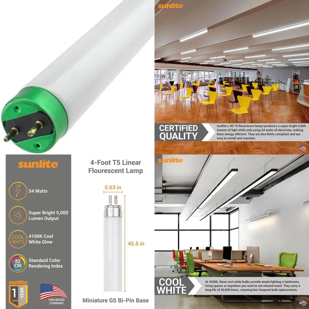 

Люминесцентные лампочки T8, 32 Вт, 30 шт., высокая эффективность, длительный срок службы, энергосбережение, подходят для офисного и домашнего освещения