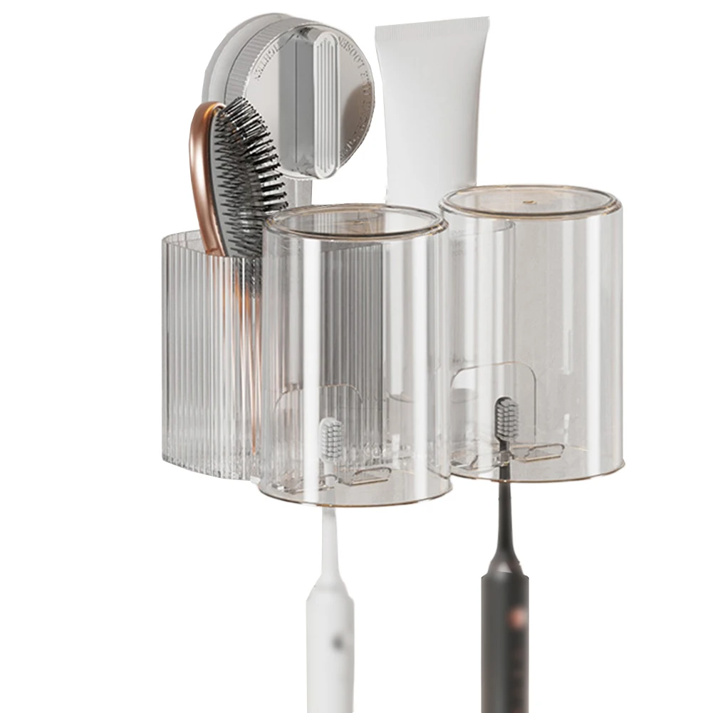 

Держатель для зубных щеток на присосках с двумя отсеками: инновационный дизайн, предотвращающий скопление воды в вашей ванной комнате