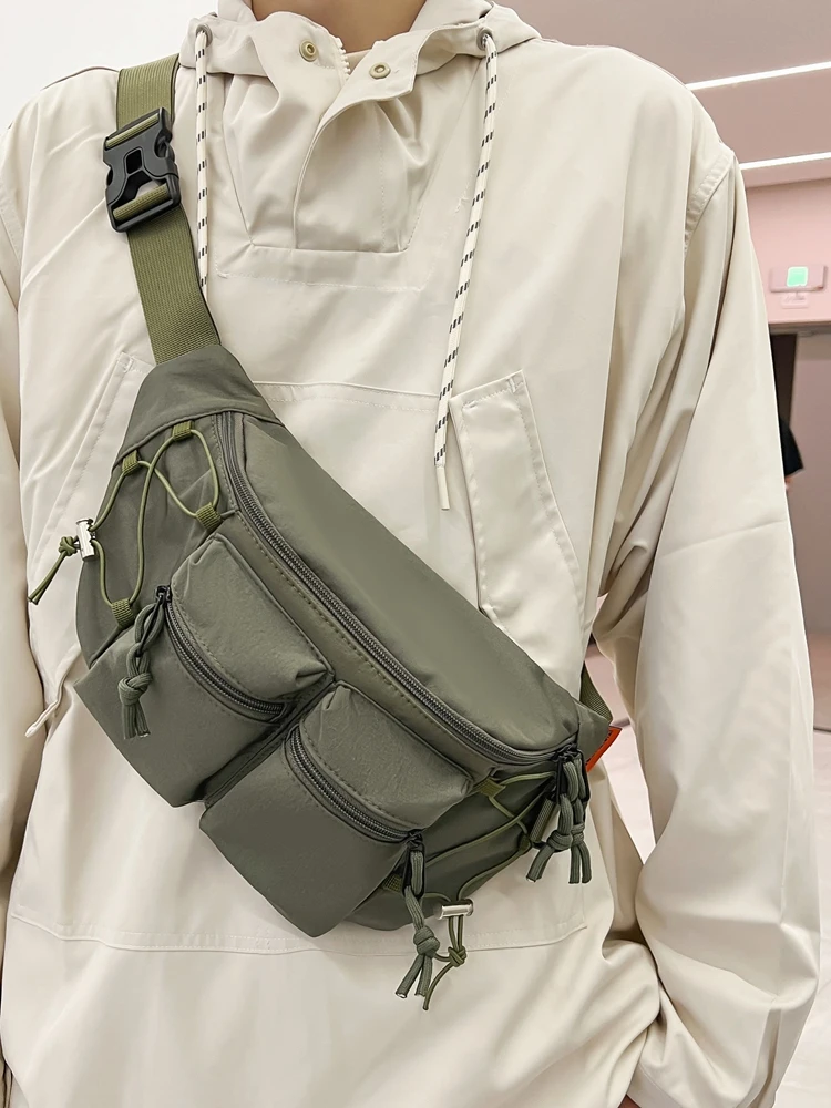 Torba Hiroima Workwear Sle Crossbody Casual Commuter Duża Pojemność Torba na Ramię Torba Nerka Rekreacyjna dla Kobiet i Mężczyzn