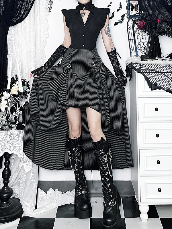 

Wannathis Halloween Spicy Girl Long Dr Set ort Sve Gothic Sle Light Yabi Wind Cultural Dr для женщин и взрослых