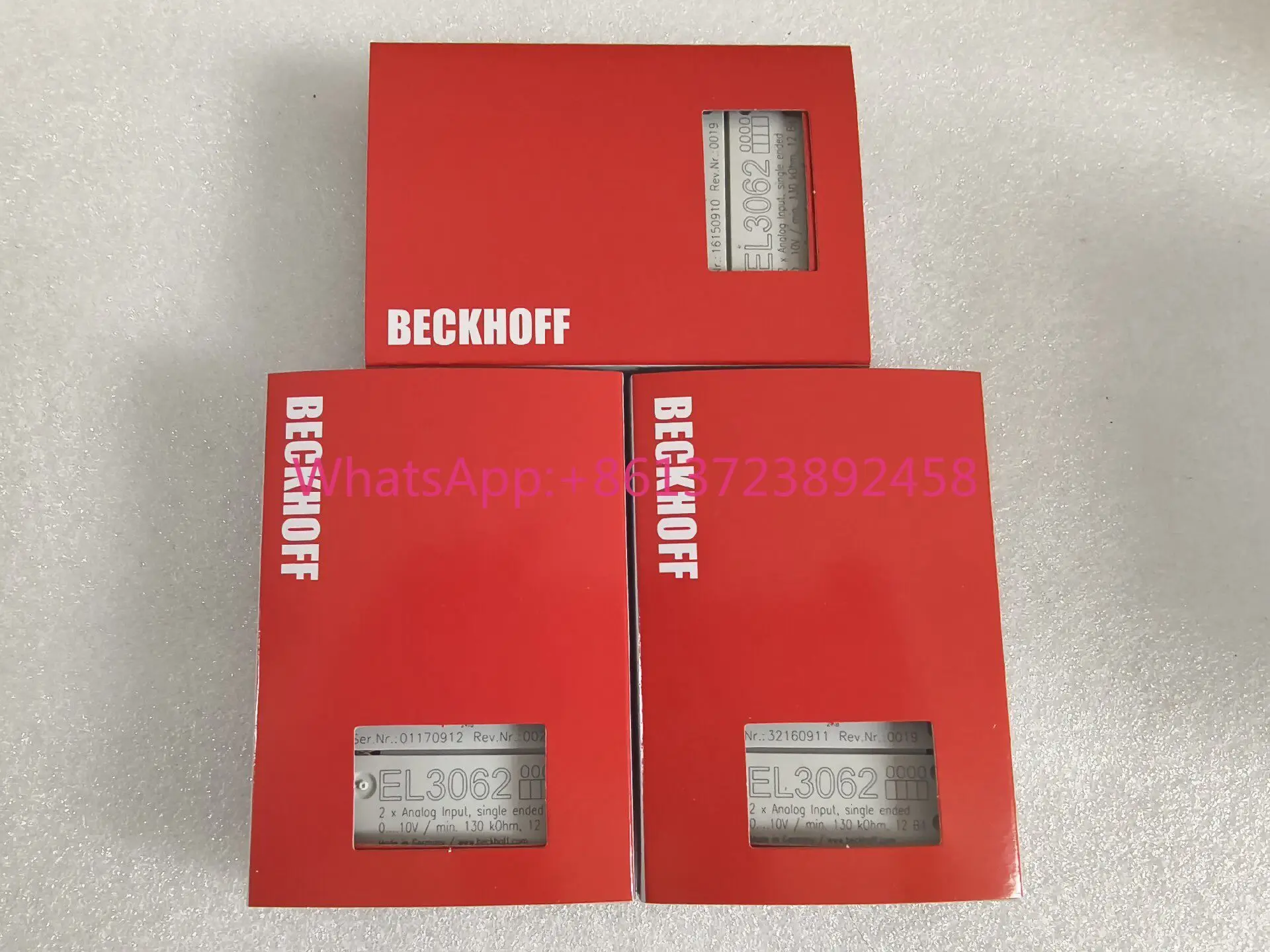 

BECKHOFF EL3062 German Beckhoff module, spot