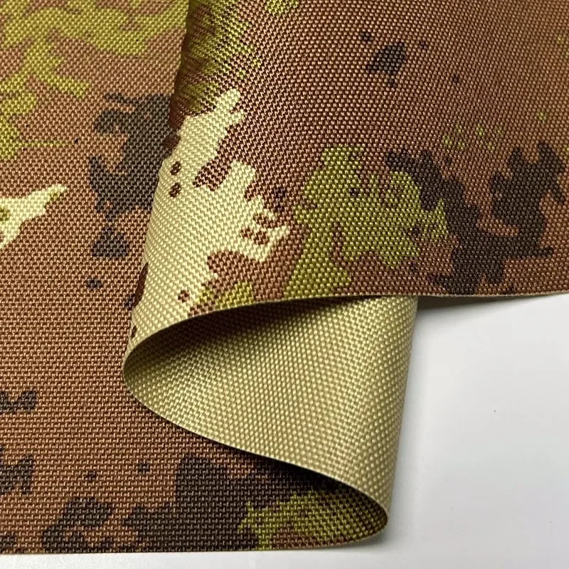 Tela Oxford de poliéster 600D de 100x150cm, tela de verduras de camuflaje militar italiano, chaleco táctico impermeable, tienda DIY