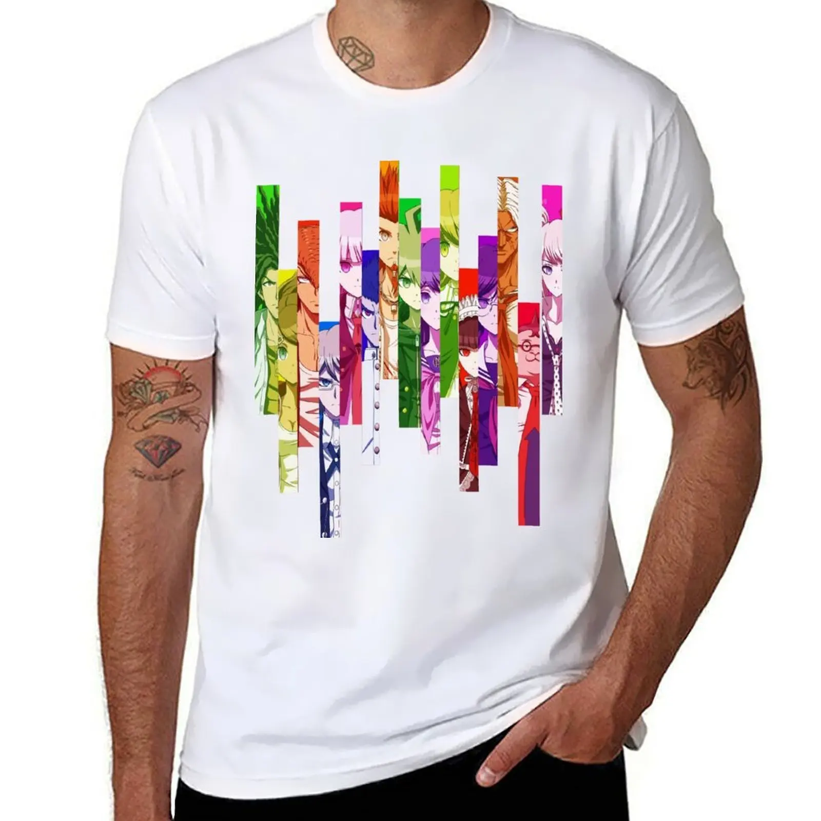 

Danganronpa full cast T-Shirt t shirts for man cotton black cotton t-shirt plain for man package T-Shirt