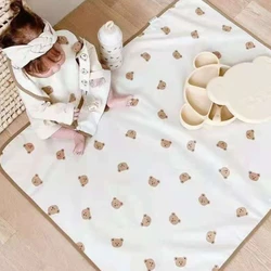 Tappetino per il cambio del pannolino del bambino impermeabile tappetino per l'urina del neonato lavabile accessori per bambini fodere per culla culla pannolini riutilizzabili Pad