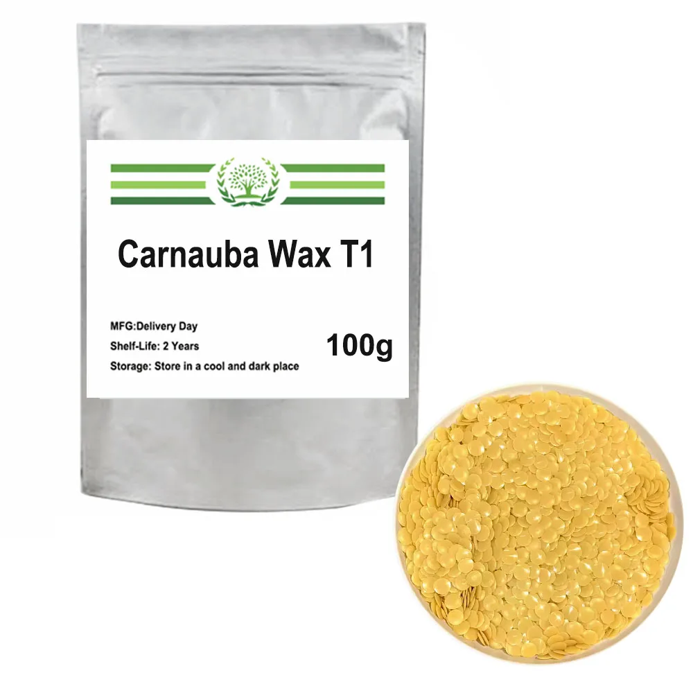 Natural Carnauba Wax T1 Mouth Red Lipstick Wax Cosmetics Raw Materials