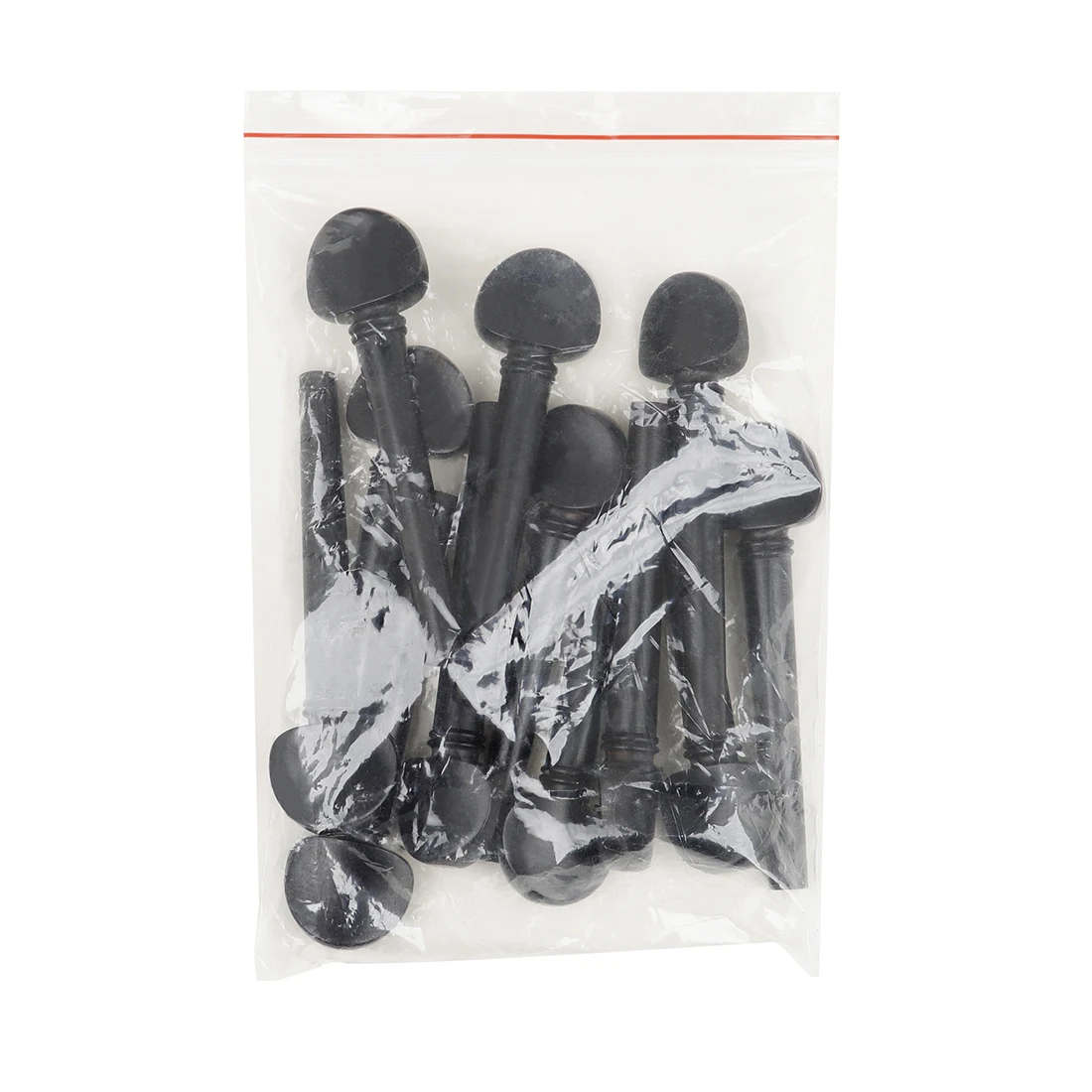 12pcs String Shaft Udder Ebony Bobbin with Fish-eye Adjustable Strings Repair Tools Udder Accessories Musical Instrument Parts