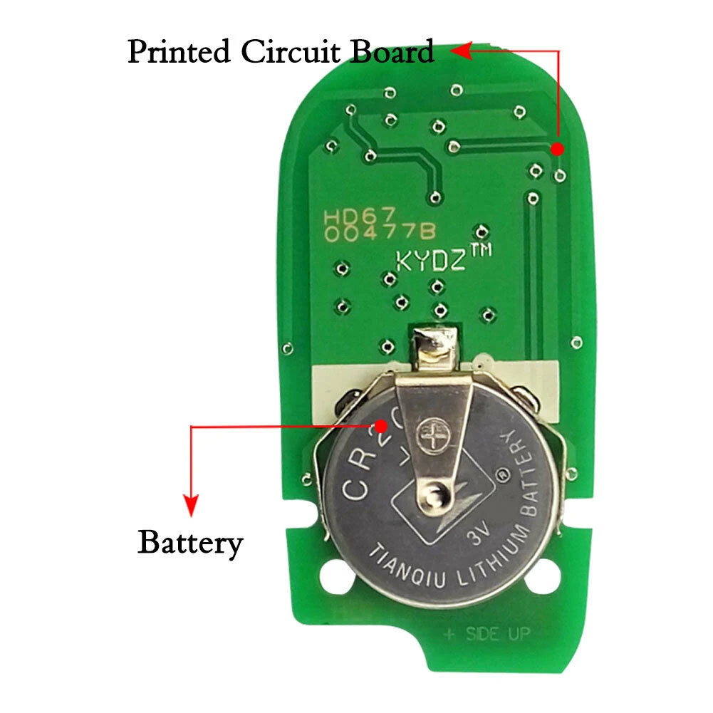 

2Pcs Car Smart Keyless Entry Remote Fob NHVWB1U521 For Honda Civic 2001 2002 2003 2004 2005