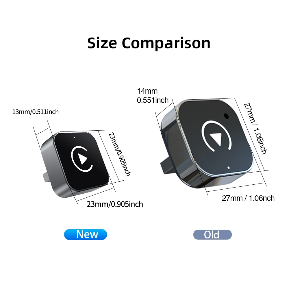 2026 2-in-1 Kabelloser CarPlay Android Auto USB/Type-C Adapter Dongle Smart Box Plug & Play für VW Toyota Nissan Honda Ford Benz KIA – Detail 11