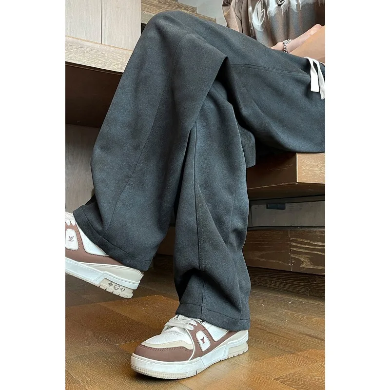 

Four Season Outdoor Running Sports Casual Loose Pants Couple's Fashionable Trendy Comfortable Versatile Straight Leg Pants