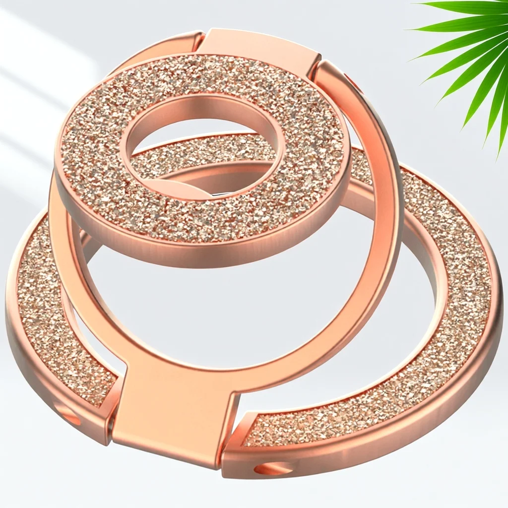 

Мощный магнитный держатель для телефона с поддержкой MagSafe, двусторонняя магнитная подставка, портативный складной кольцевой кронштейн для Xiaomi iPhone 16 17