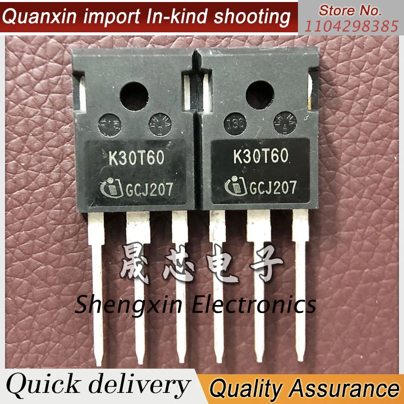 2pcs-10pcs K30T60 TO-247 30A 600V Brand new imported quality assurance