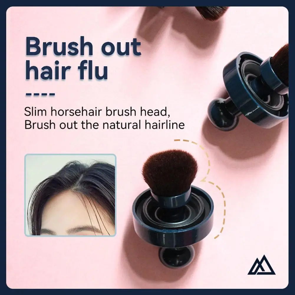 

1pc Hairline Repair Filling Cream with Horsehair Brush Natural Hair Forehead Shadow Makeup Concealer Contour Nose Waterproo S2R3