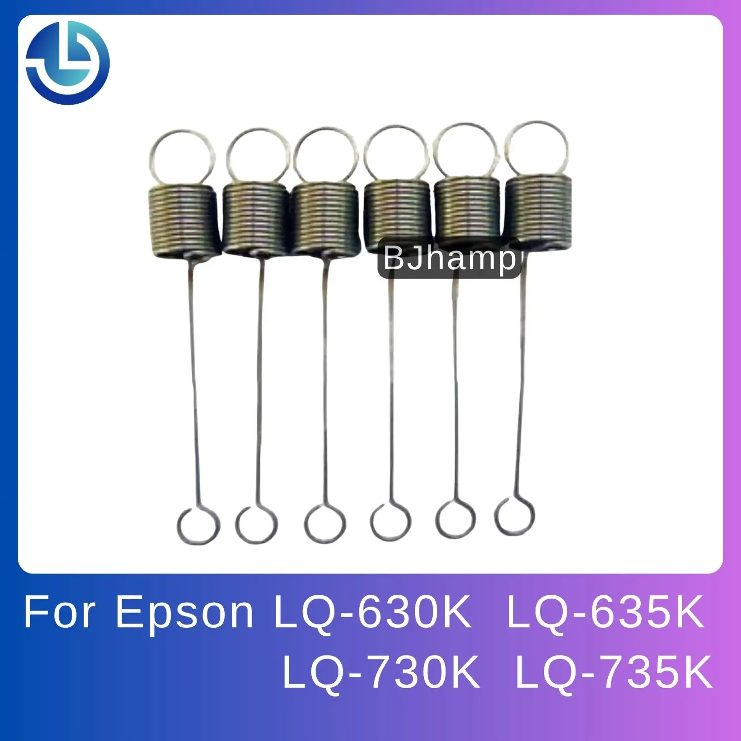 6X New Durable Paper Feed Pressure Rod Spring Assembly for Epson LQ630K LQ635K LQ730K LQ735K Printer Replacement Parts