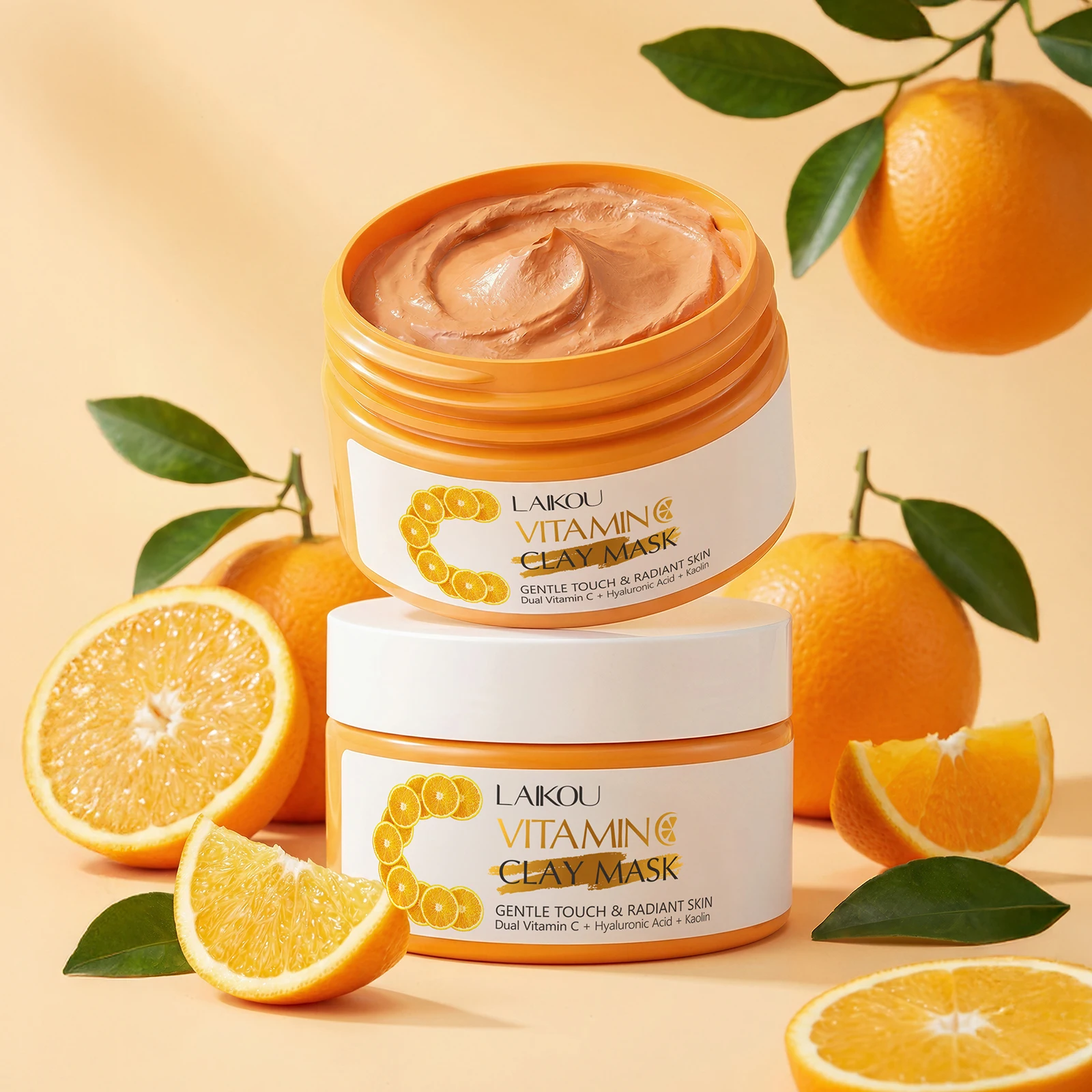 LAIKOU Masker Tanah Liat Vitam - Bentonite Clay Mask ulasan dan harga
