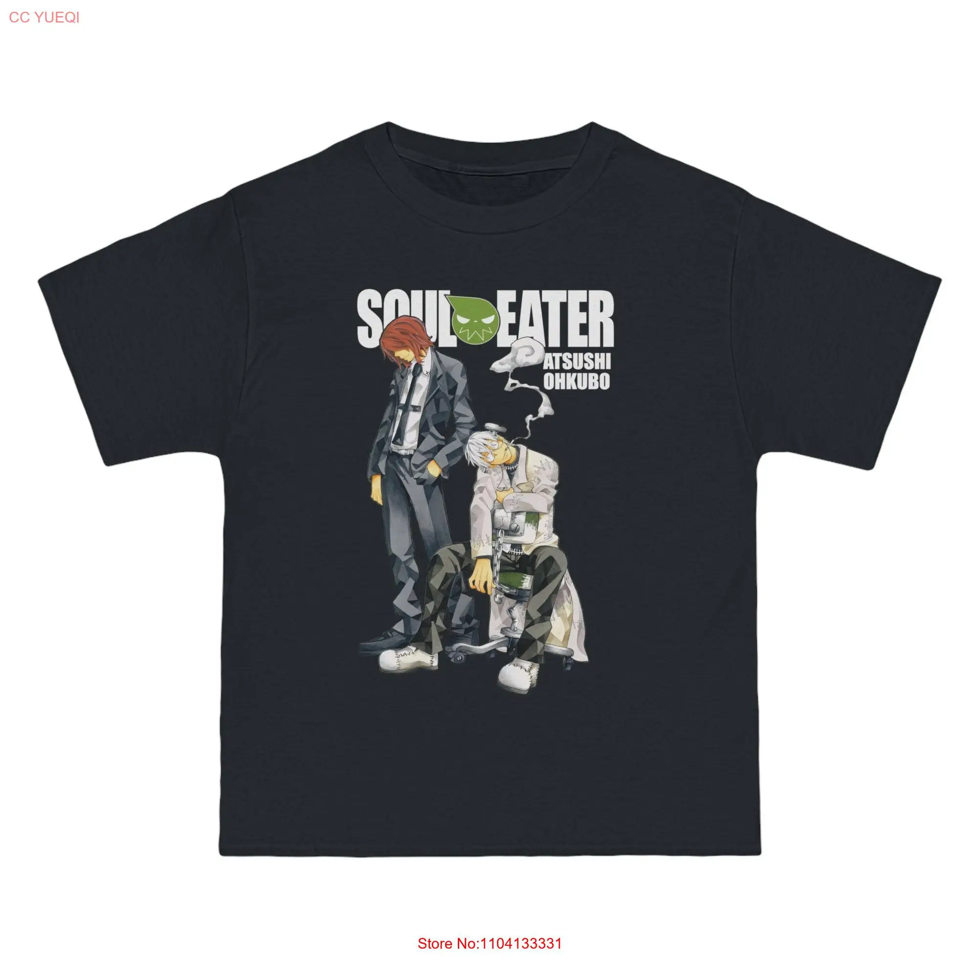 Soul Eater Stein and Spirit T Shirt long or short sleeves