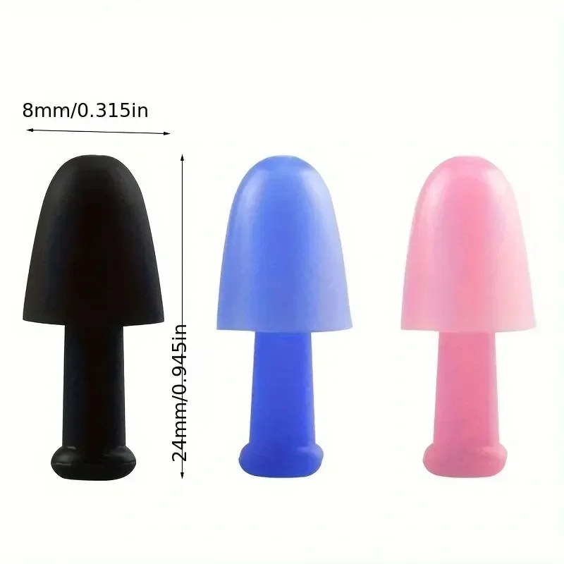 Silicone Earplugs Sound Insulation Ear Proctection Earplugs Sleeping Swimming Travel Noise Reduction Waterproof Soft Earplugs