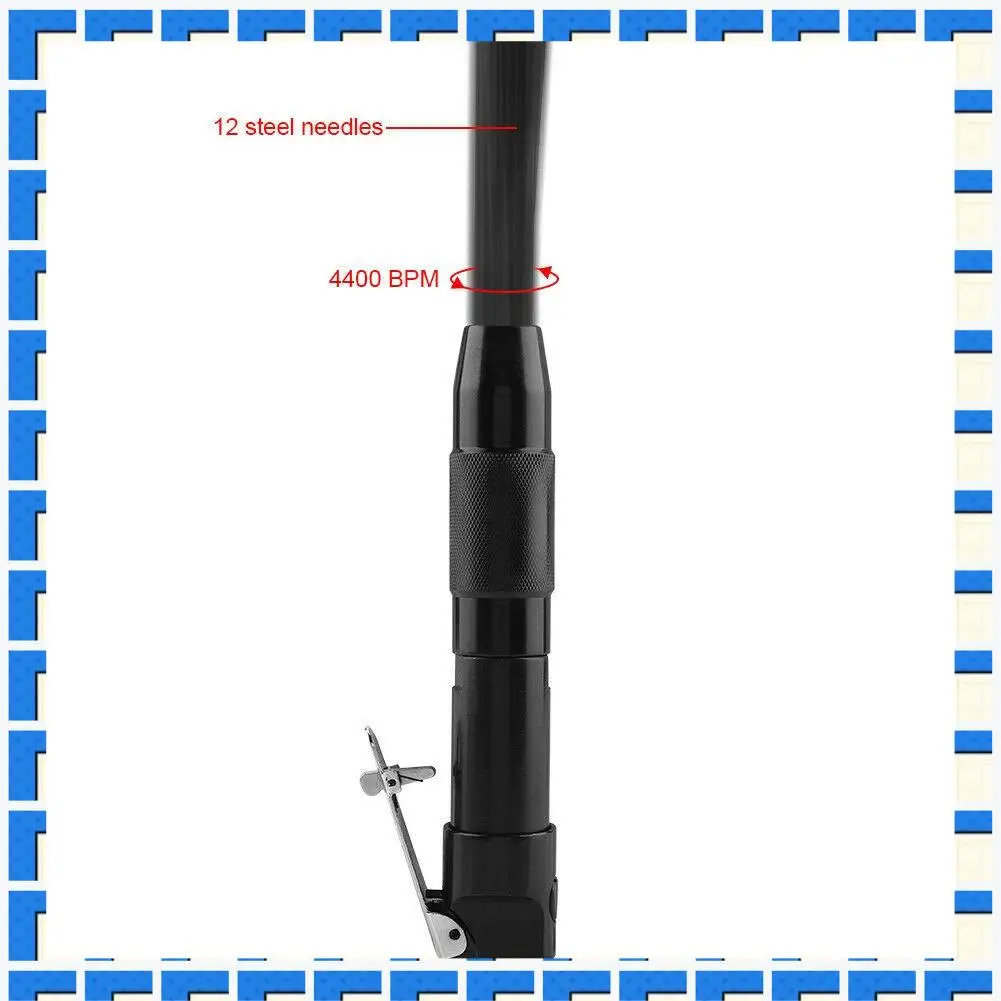 

ABNG Needle Scaler Air Pneumatic Rust Corrosion Slag Remove Deburring Cleaning Tool