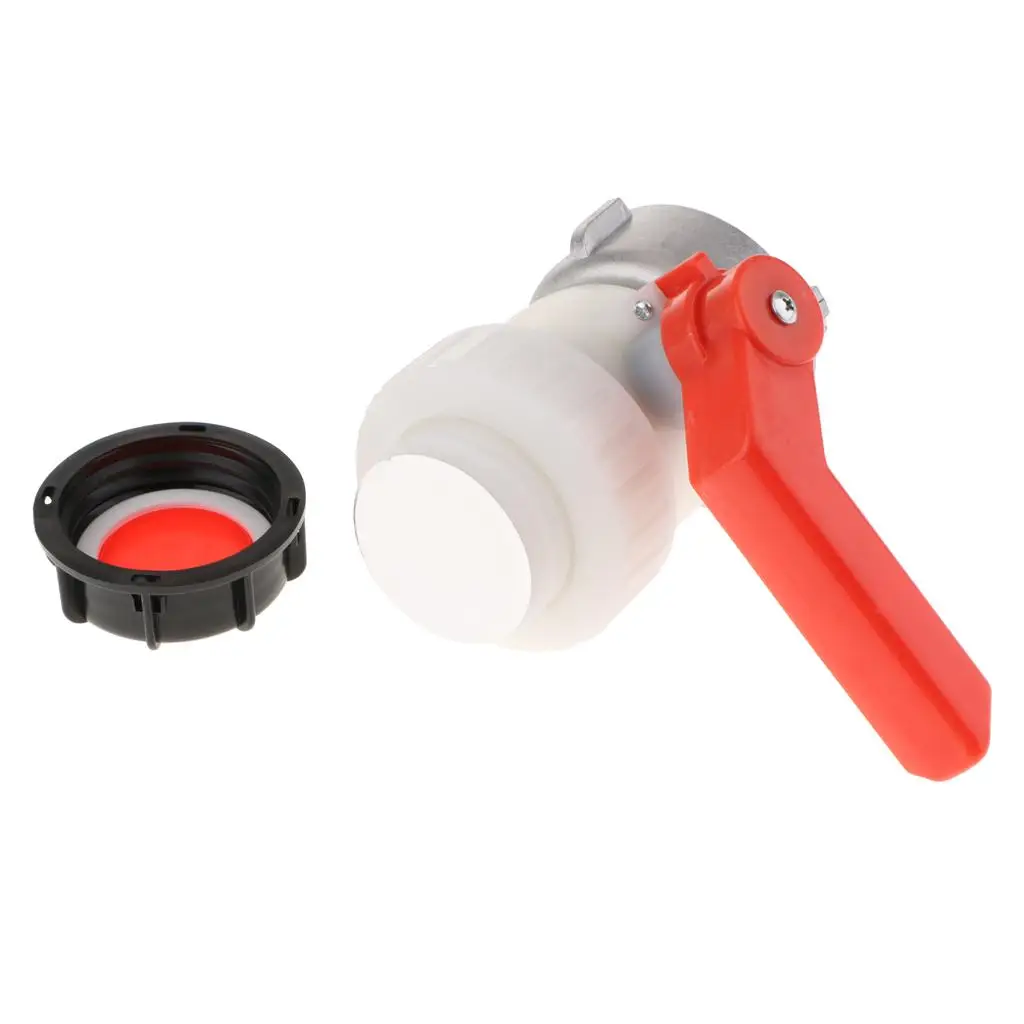 Water Tank Hose Connector High Strength IBC Tote Valve 2 Inch Inlet for Spray Panel and Chemical Process