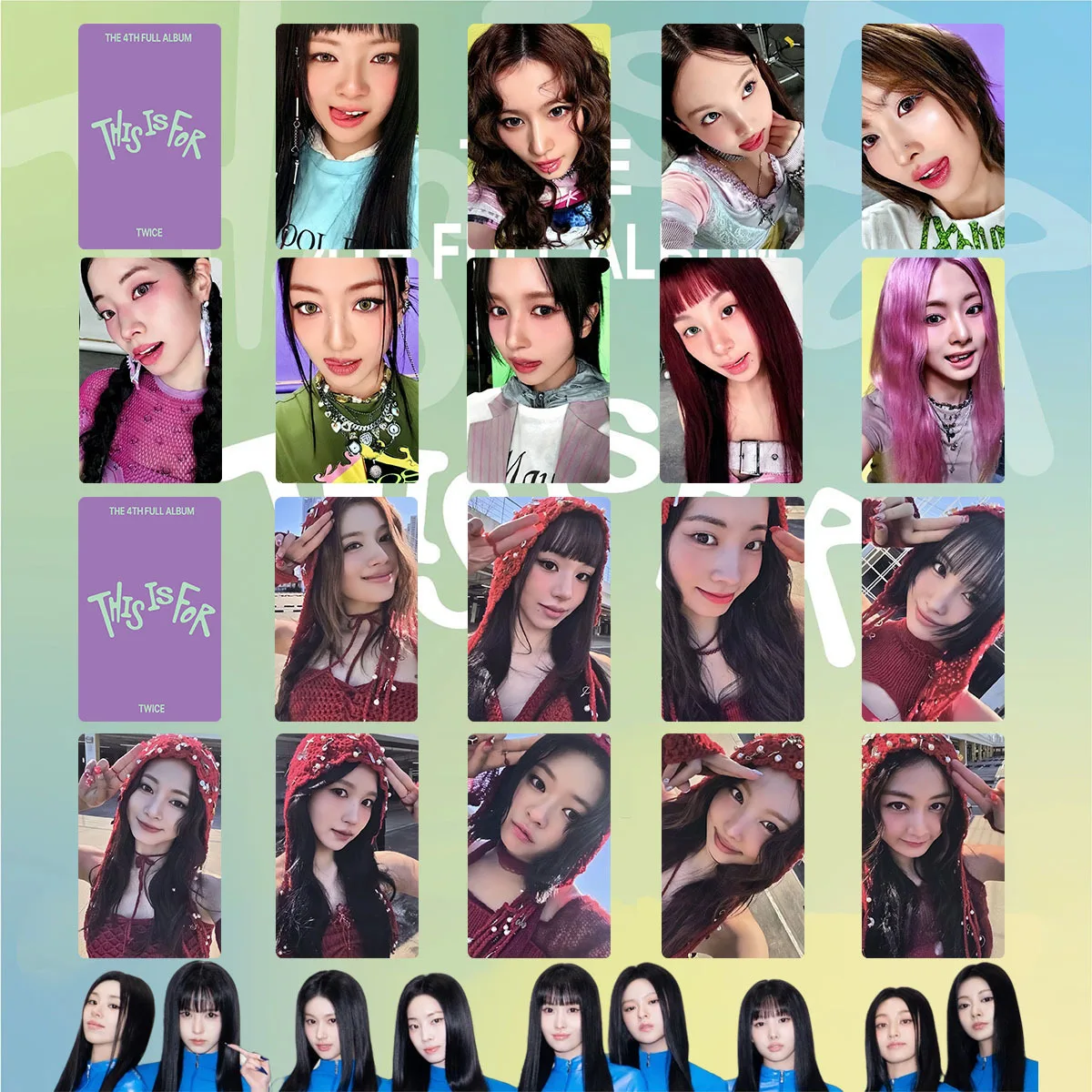 ألبوم Kpop South Korean Girl Group TWICE الجديد، هذا هو لبطاقات صغيرة محيطية، بطاقات خاصة، بطاقات صغيرة للعدو، SANA MOMO