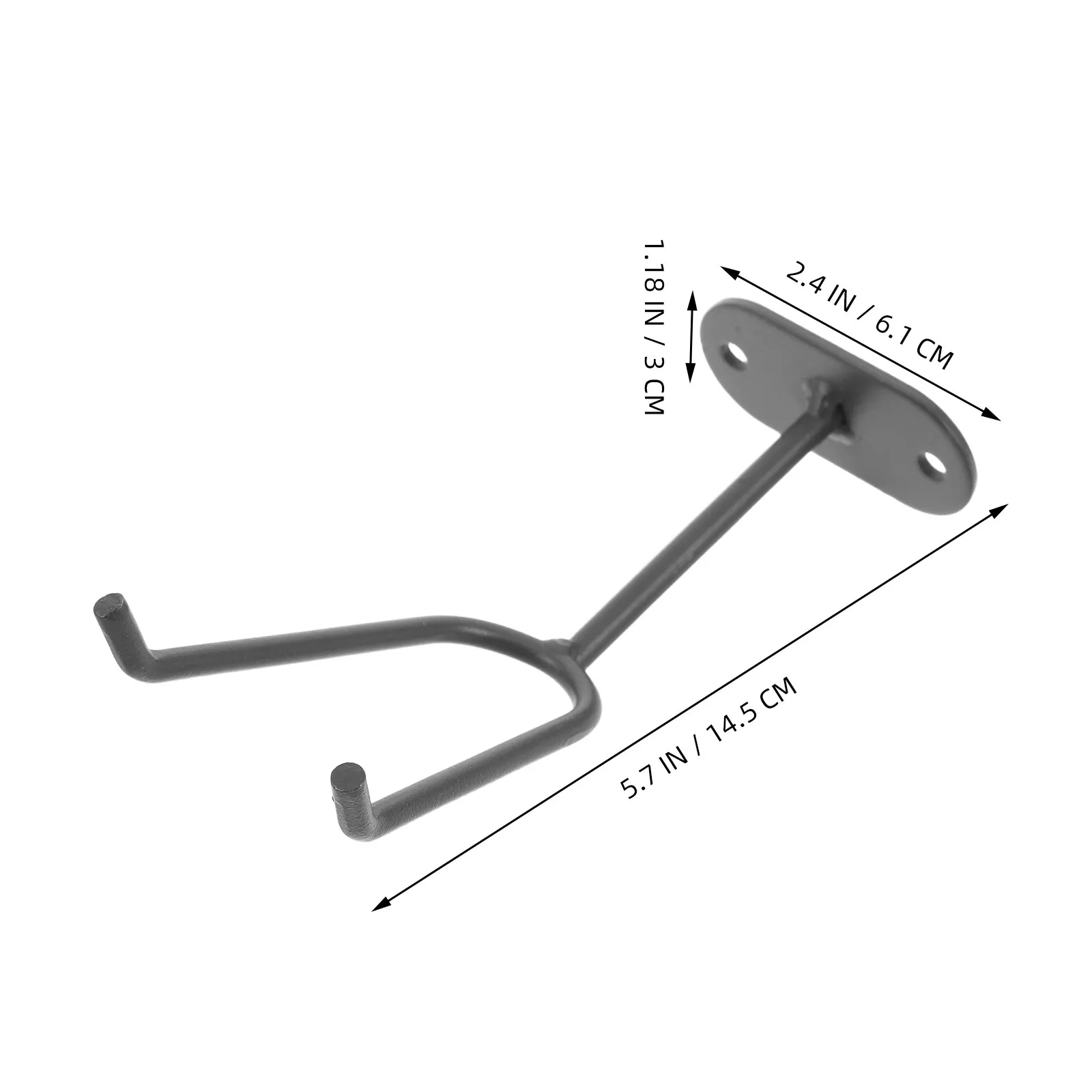 4 Pcs Carbon Steel Wall Mount Hangers Gravity Feed Spray Gun Bracket With U-shaped Hooks  Spray Gun Paint Guitar Storage Stand