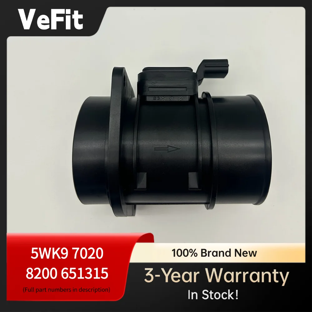 

Mass Air Flow Sensor MAF 5WK97020 8200651315 H8200655623 for Renault Duster 1.5 dCi Nissan Primastar 2.0 dCi Mercedes Citan 1.5