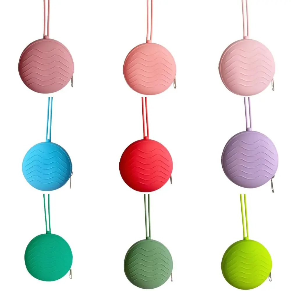 Supporto per ciuccio per bambini in Silicone scatola per contenitore per succhietto portatile rotonda accessori per bambini senza BPA borsa per la conservazione dei capezzoli per esterni