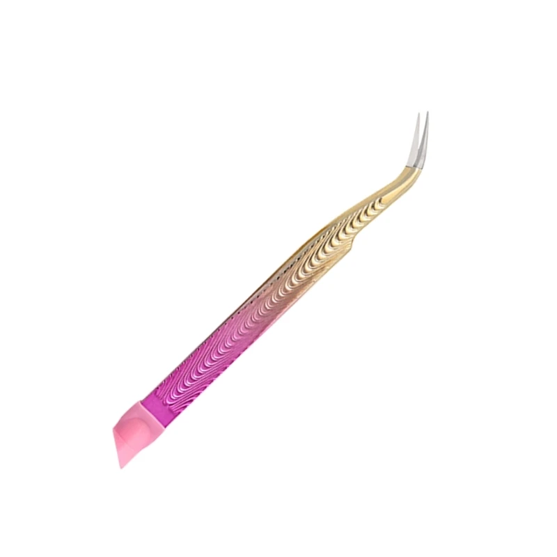 Multifunctional Tweezers Eyelash Extension Tweezers Nails Art Tweezers for Woman