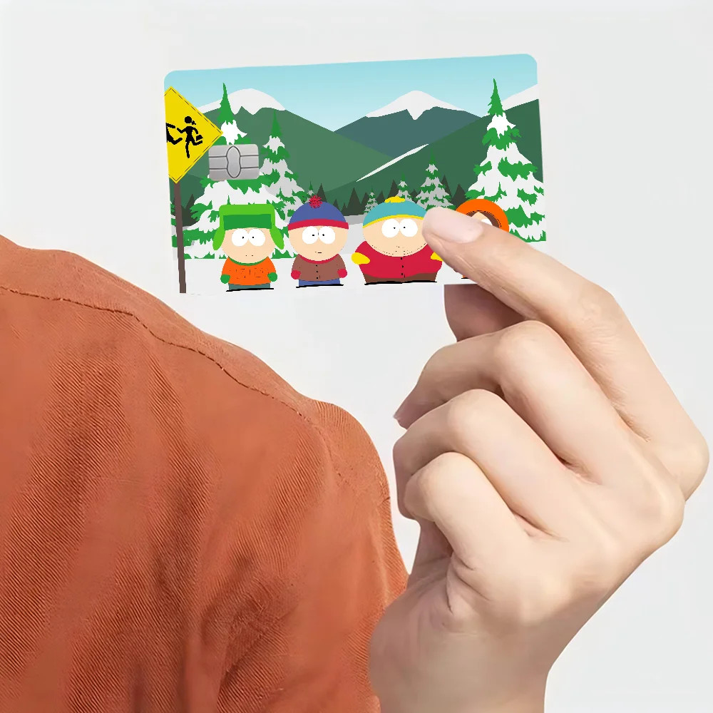 Cartoon S-South Cute P-Park Anmie Sticker Film Skin Cover for Credit Card  Debit Bank Card Front - AliExpress 15