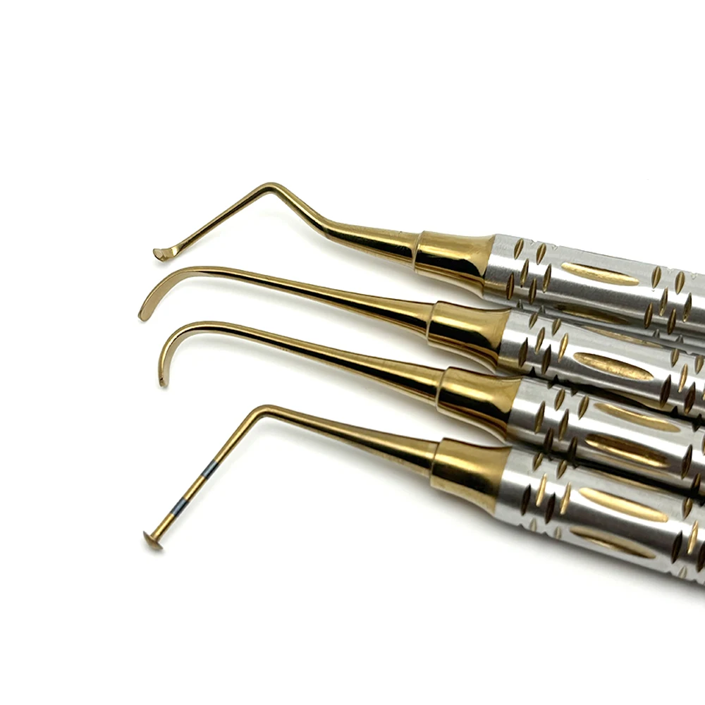 

4Pcs Dental Sinus Implant Stoppers Sinus Lifting Elevation Dentist Periosteal Separator Dental Tools