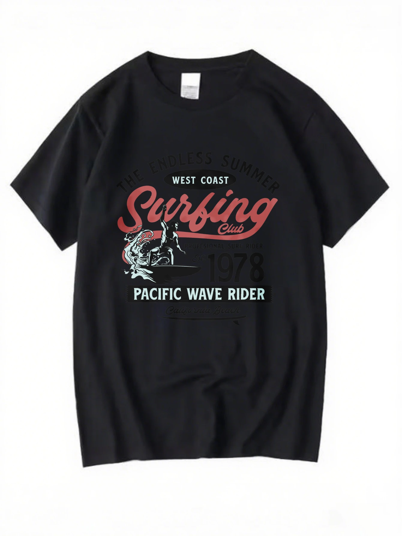 

Vintage Sunset Cowboy Graphic T-Shirt for Men, Western Style Short Sleeve Tee, Cowboy Print Tops