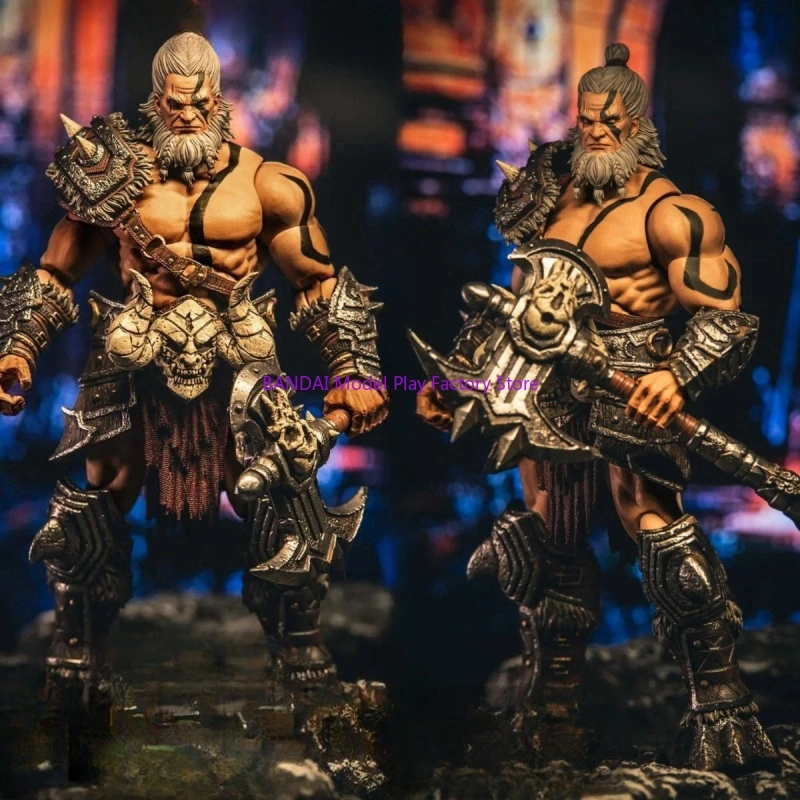 كابوس ستوديو D20 1/12 ذكر الجندي البربري Berserker أول رصاصة مجموعة كاملة 6in شخصيات الحركة القوية نموذج للهدايا