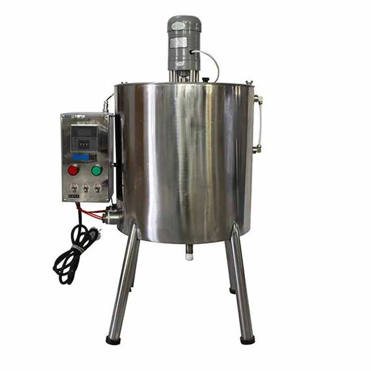 Semi-automatic 15 30L 50L wax melt filling machine with heater and mixer