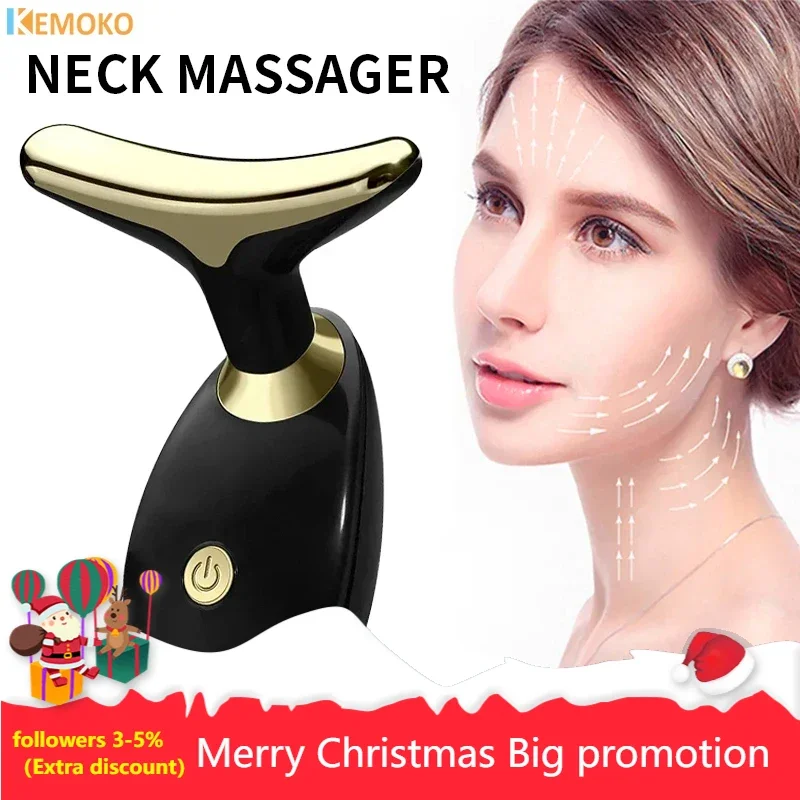 Facial Neck Lifting Massager Anti Wrinkle Anti-Aging Face Neck Beauty Device Tightening Face Shaper Firming Double Chin Remover